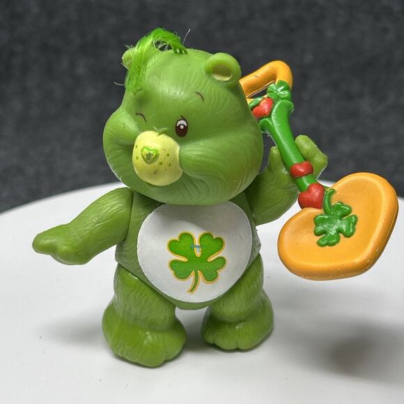 Vintage 1983 Care Bears Kenner Good Luck Bear Figure Collectible Toy AS-IS - Picture 2 of 9
